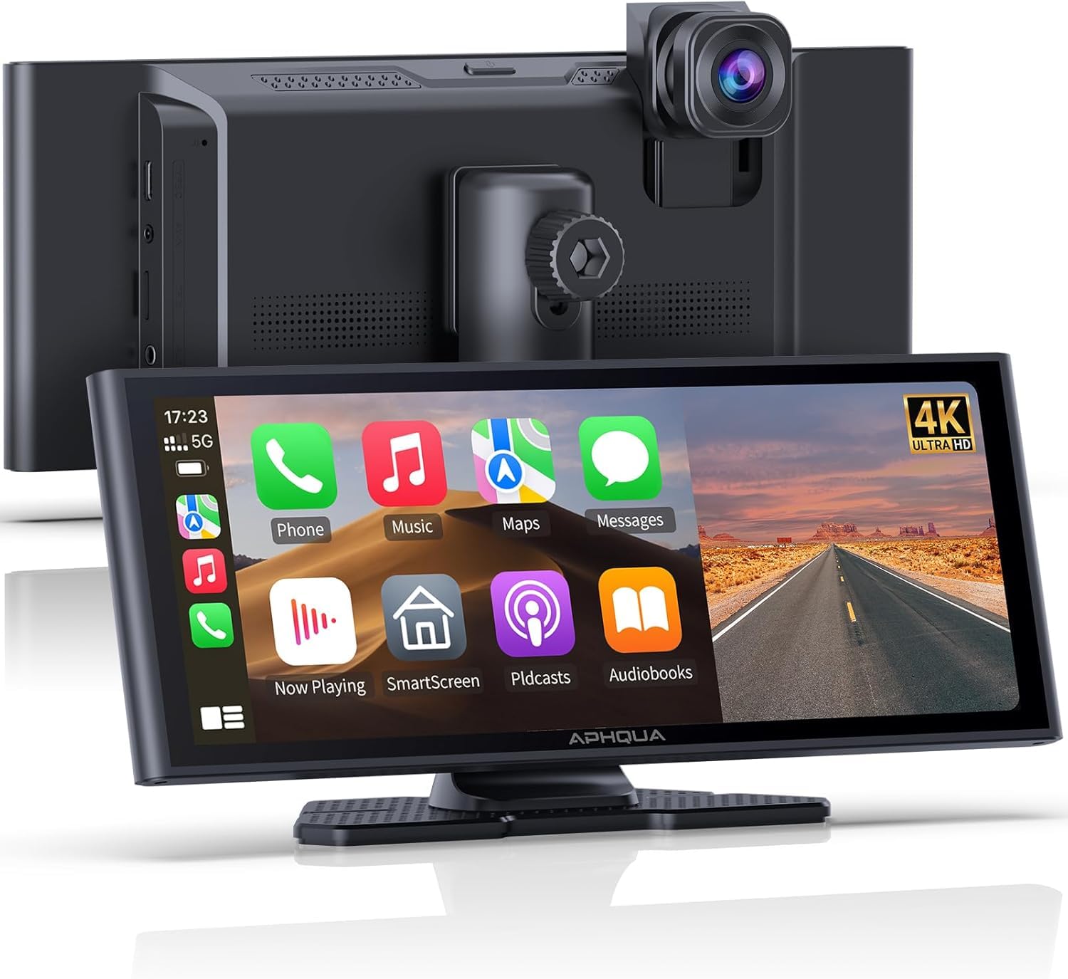 カーナビ 11.5 inch Portable Car Audio 4K DVR Amazon.com: APHQUA Apple Carplay Screen for Car, 10.26